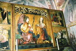 krídlový oltár Zvestovania Panne Márii so sochami Mjstra Pavla z Levoce v Chyžnom (foto J. Barcz)